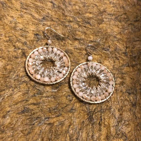 Free People Jewelry - Free People Boho Circle Beaded Earrings